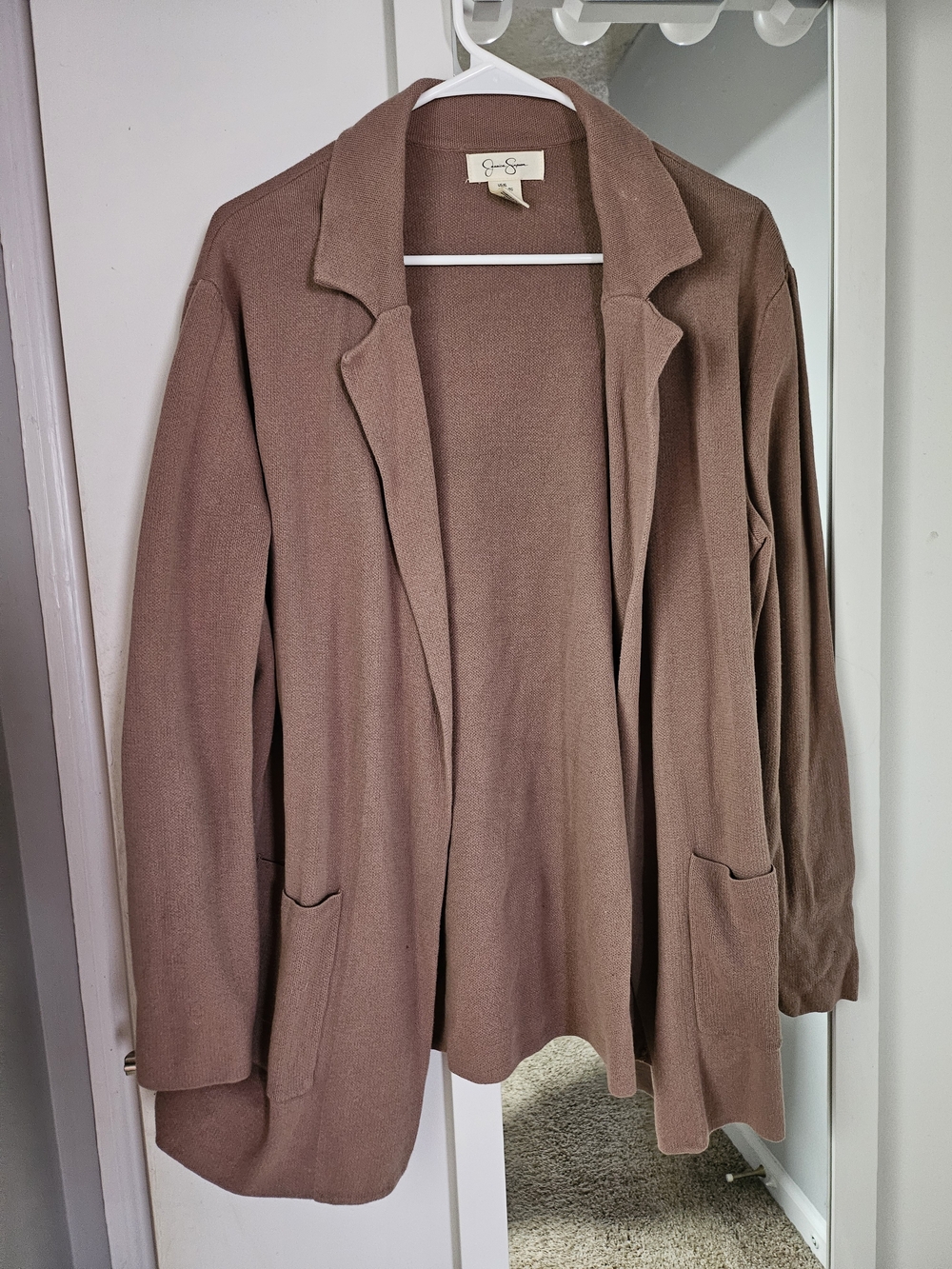 Jessica Simpson Collared Cardigan